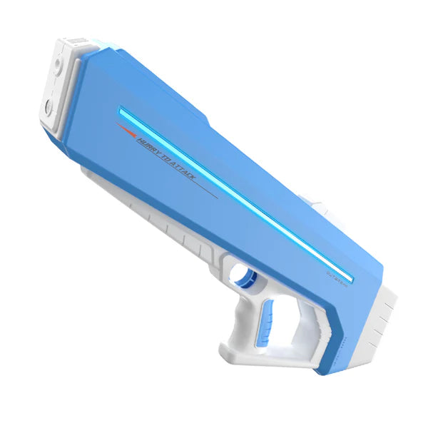 RapidJet Pro – Pistolet à Eau Électrique Futuriste avec Recharge Auto & Effets LED