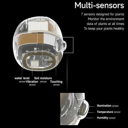 Pot de fleurs intelligent