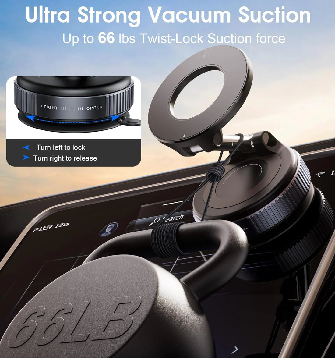 Support téléphone portable magnétique